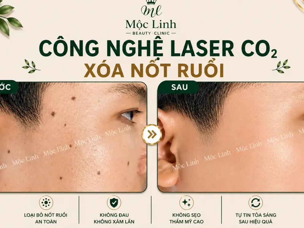 Tẩy nốt ruồi, mụn cơm, mụn thịt