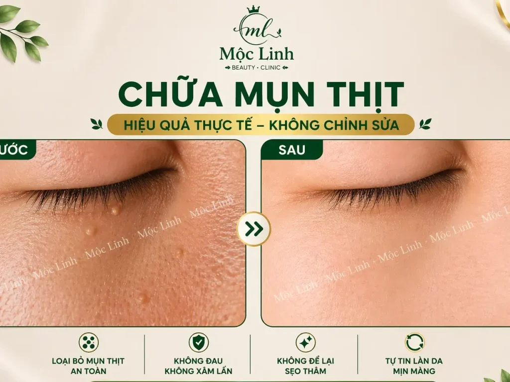 Tẩy nốt ruồi, mụn cơm, mụn thịt
