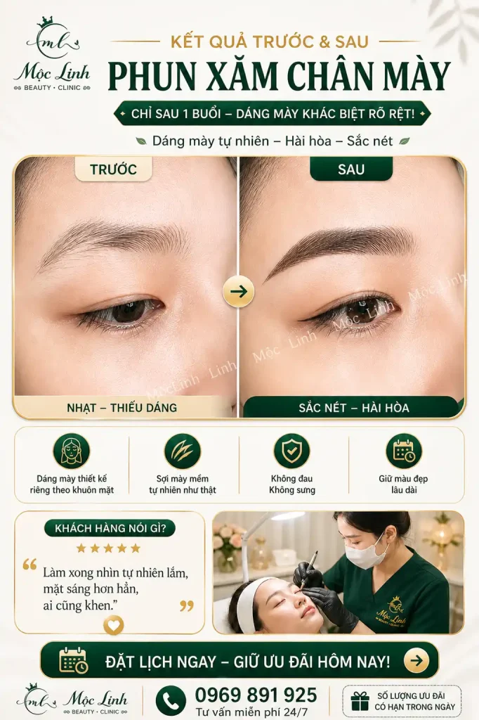 Phun xăm lông mày – phun môi phong thủy Nam Nữ Hải Phòng