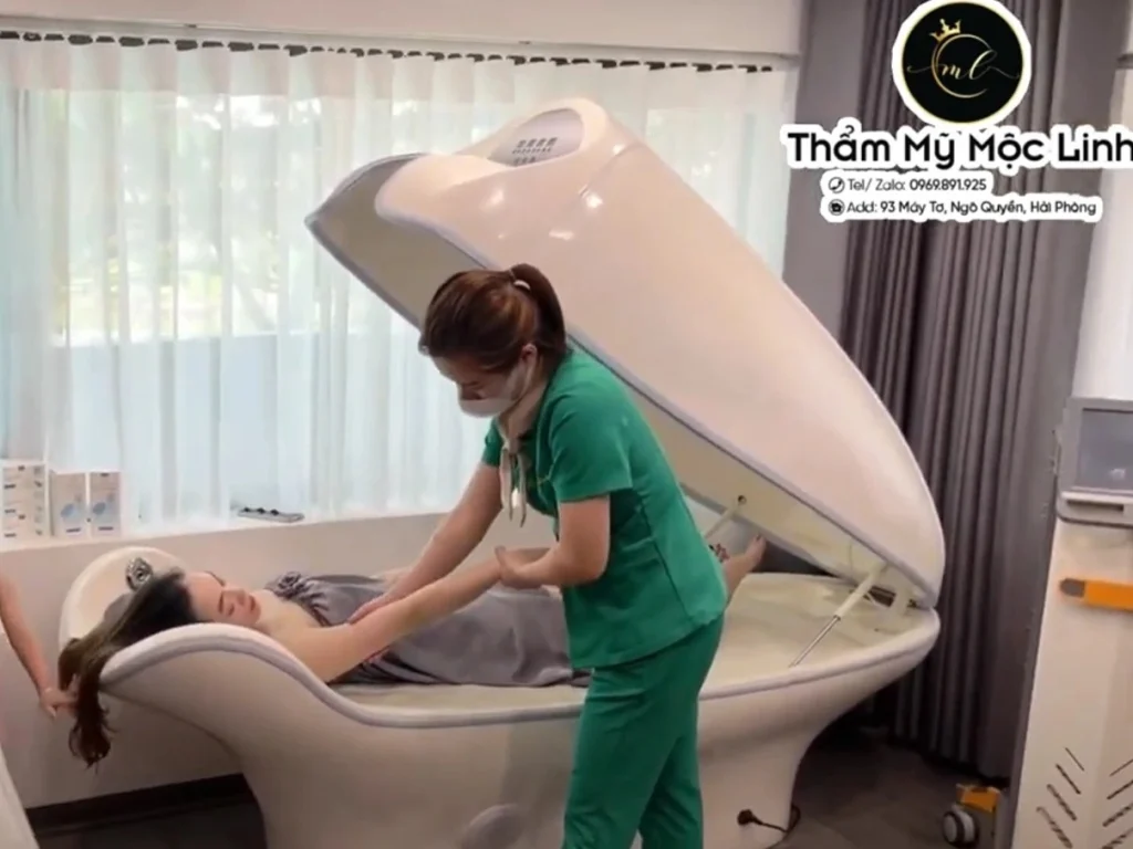 Tắm trắng phi thuyền Hải Phòng