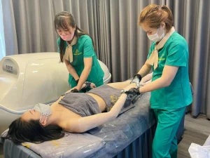 Tắm trắng phi thuyền Hải Phòng