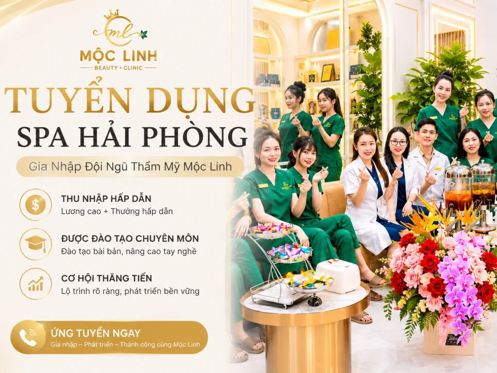 Tuyển dụng Spa Hải Phòng