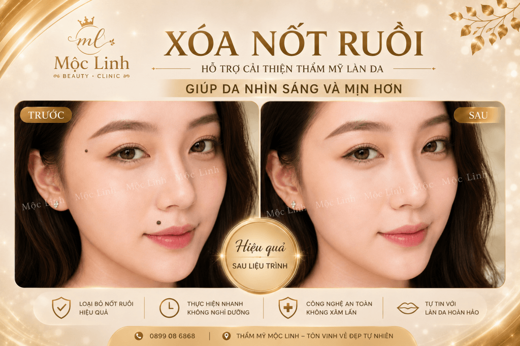 Xoá nốt ruồi an toàn Hải Phòng