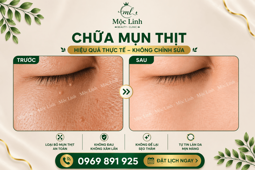 Điều trị mụn thịt uy tín tại Hải Phòng