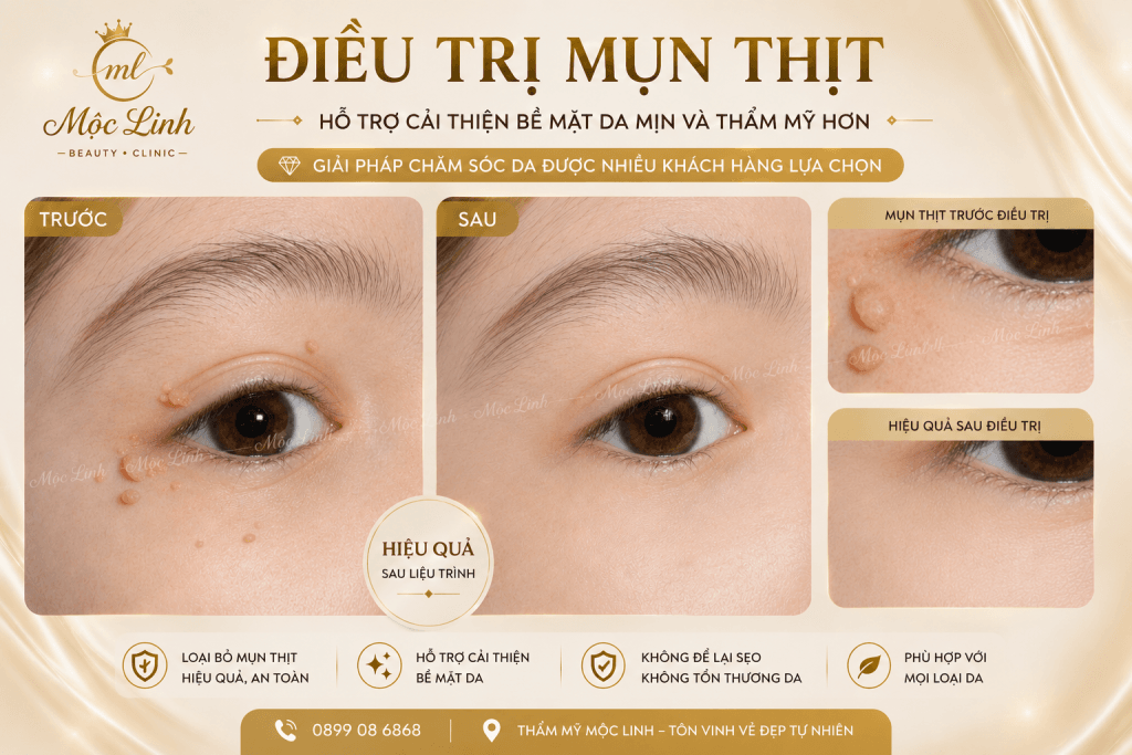 Điều trị mụn thịt uy tín tại Hải Phòng