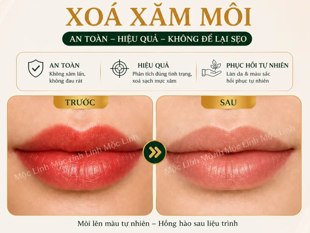 Xoá xăm mày – môi Hải Phòng