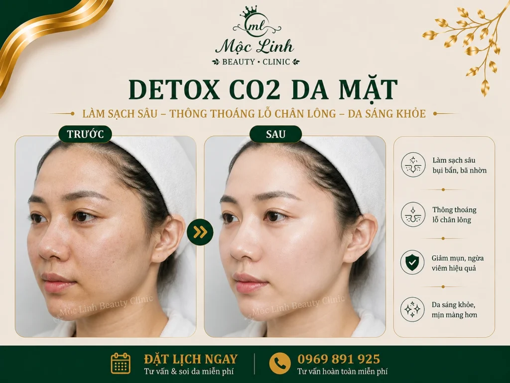 Detox CO2 Hải Phòng – Khi Làn Da Cần Được Làm Sạch Và Chăm Sóc Chuyên Sâu