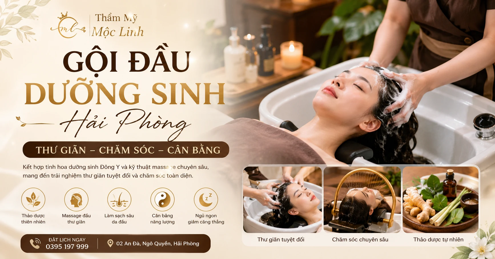 Gội đầu dưỡng sinh