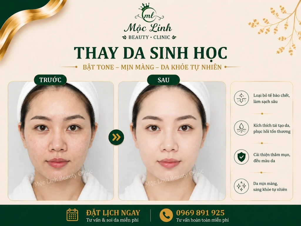 Thay Da Sinh Học Hải Phòng – Khi Làn Da Cần Một Chu Kỳ Tái Tạo Mới