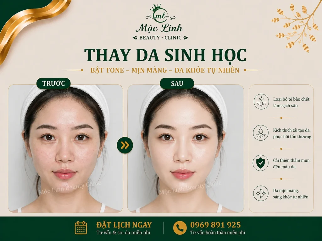 Thay Da Sinh Học Hải Phòng – Khi Làn Da Cần Một Chu Kỳ Tái Tạo Mới