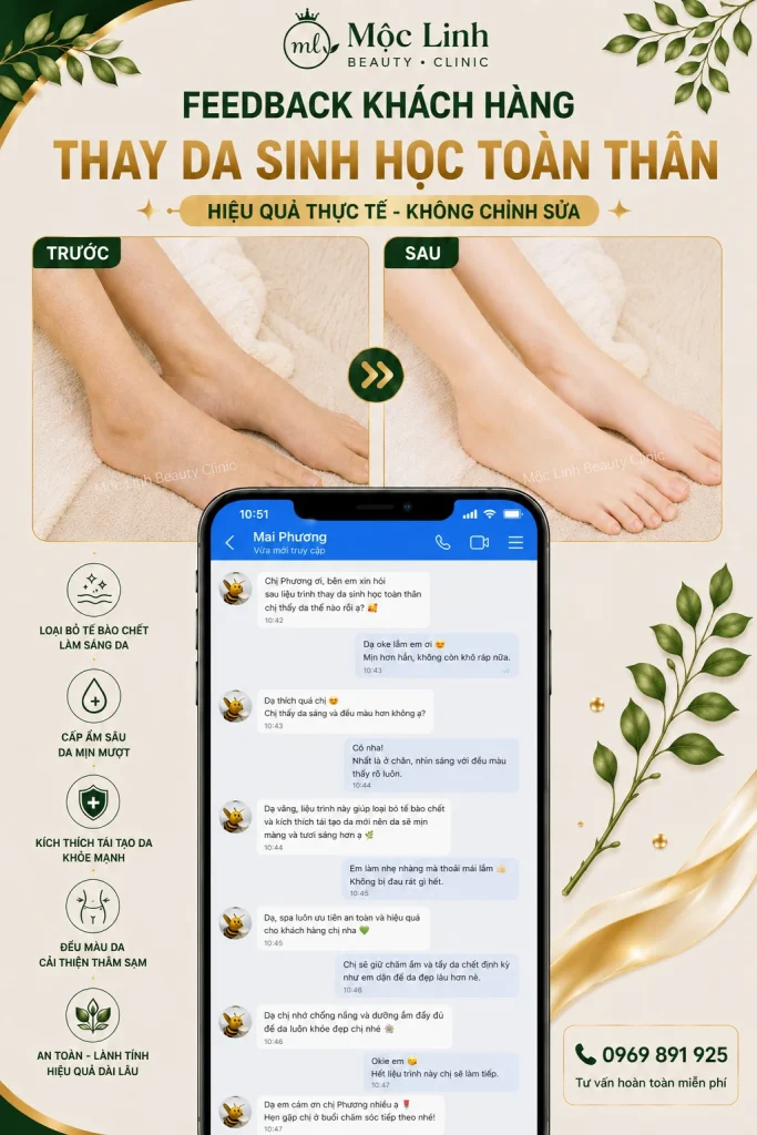 Thay Da Sinh Học Hải Phòng – Khi Làn Da Cần Một Chu Kỳ Tái Tạo Mới