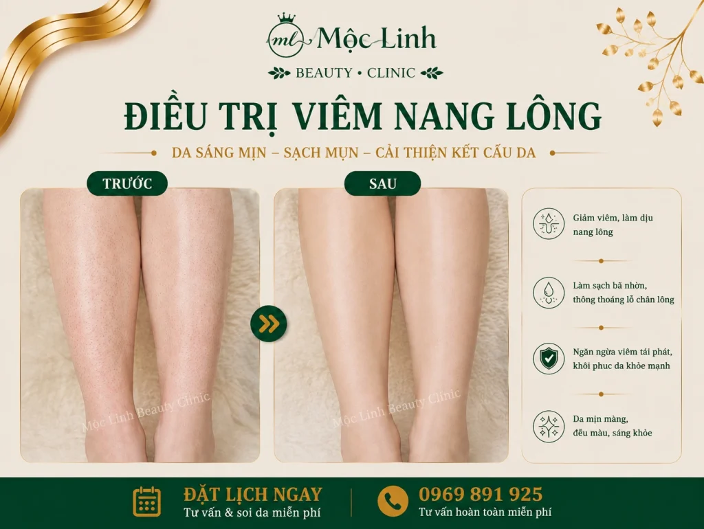 Điều Trị Viêm Nang Lông Hải Phòng – Giải Pháp Cho Vùng Da Thô Ráp Và Lông Mọc Ngược